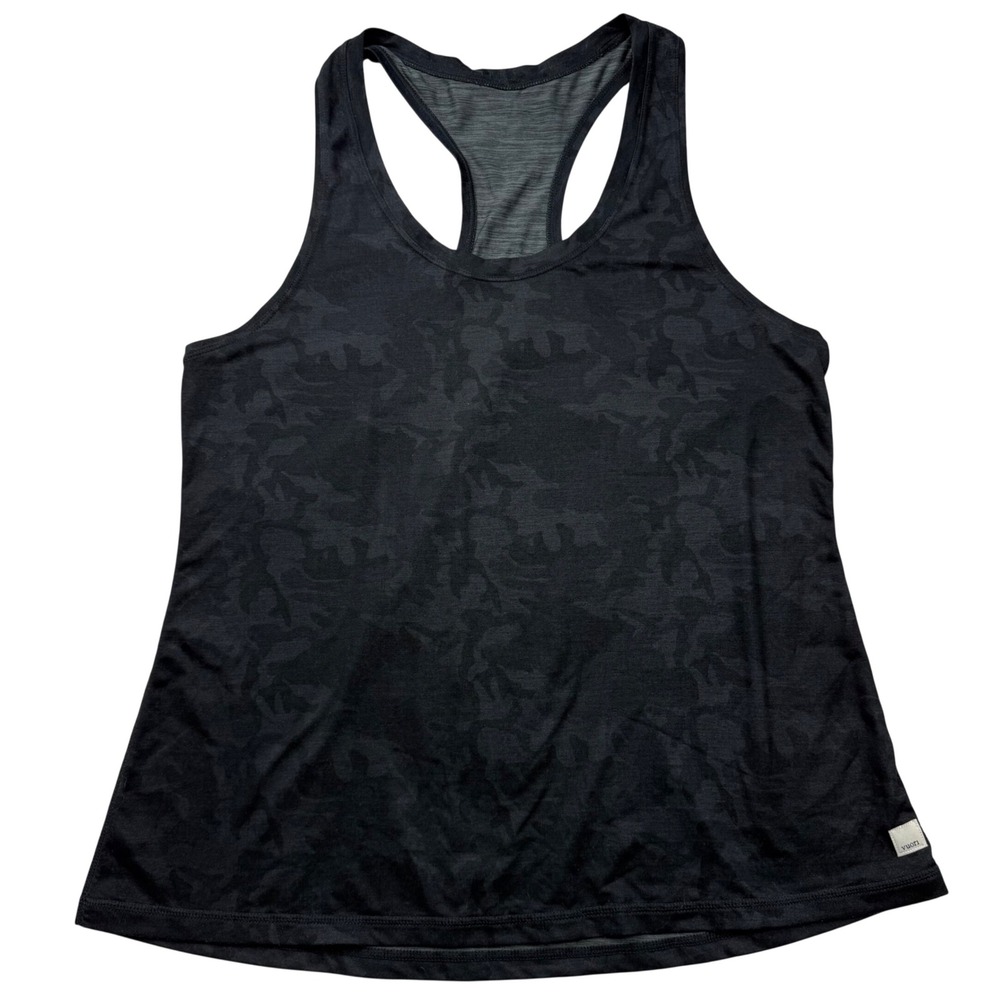 Vuori Black Camo Racerback Tank Top Activewear Yoga Gym Shirt Womens XL